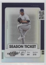 2021 Panini Contenders Season Ticket Optic Holo Prizm Brandon Woodruff #36 0tj4