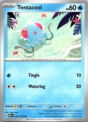 Tentacool 072/165 Scarlet & Violet 151 Common