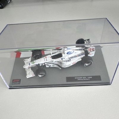 Formula 1 Stewart SF3 1999 Johnny Herbert Model Car w/ Case & Stand