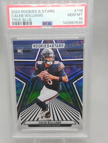 PSA 10 2024 Panini Rookies & Stars Caleb Williams True Blue #118 /149 Bear