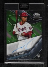 2023 Topps Chrome Black Green Refractor 73/99 Jeter Downs #CBA-JD Auto 0d94