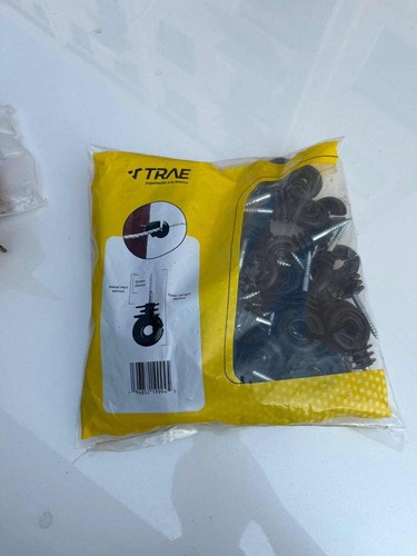 TRAE 50 Stück schwarzer Elektrozaunisolator, Einschraubisolator, Zaunringpfosten, - Bild 7 von 7