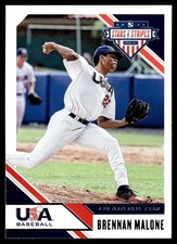 2020 Panini USA Stars & Stripes Brennan Malone USA #100