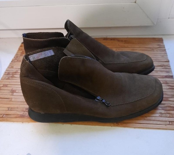 Women Arche Boots Khaki Suede 38.5