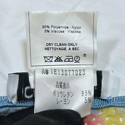Christian Dior by John Galliano Floral Mesh Cardigan FR 38 Blue