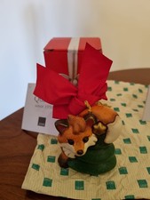 Thun - addobbo natalizio volpe Con Alberto.  Con Scatola E Certificato 