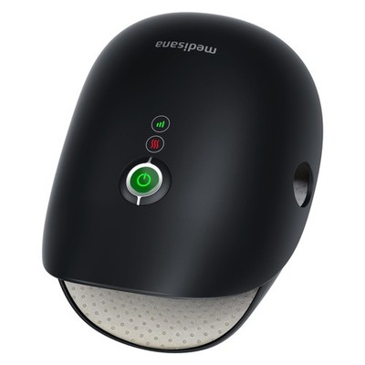 Medisana Hand Massager with Heat and Compression, 9.1 x 7.1 x 4.7 Inch, Black 