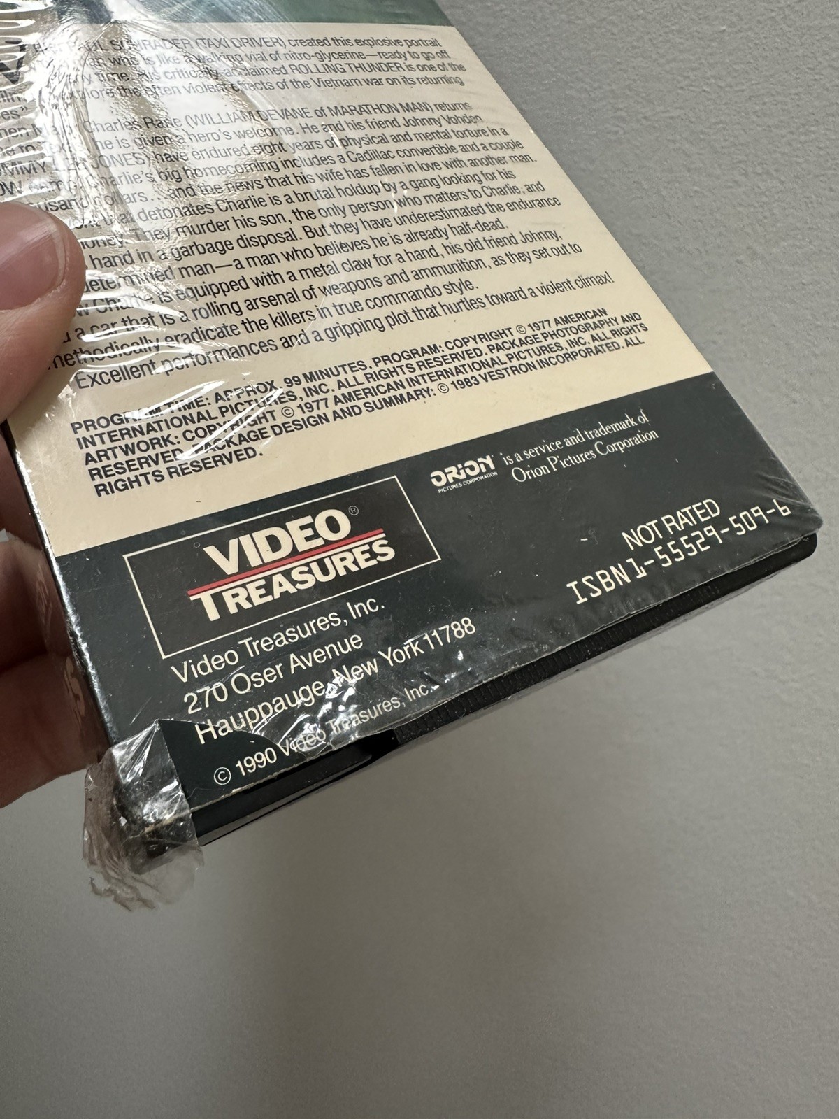 Rolling Thunder 1983 VHS William Devane Tommy Lee Jones VG Cult Video Treasures  thumbnail 6