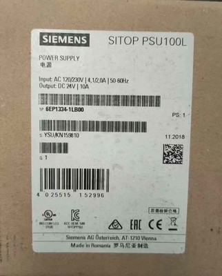 6EP1334-1LB00 NEW SIEMENS SITOP PSU100L 24 V/10 A Stabilized Power supply Module