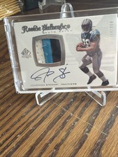 2008 SP Authentic Rookie Authentics  Jonathan Stewart #305 244/499 (AU,MEM,RC)