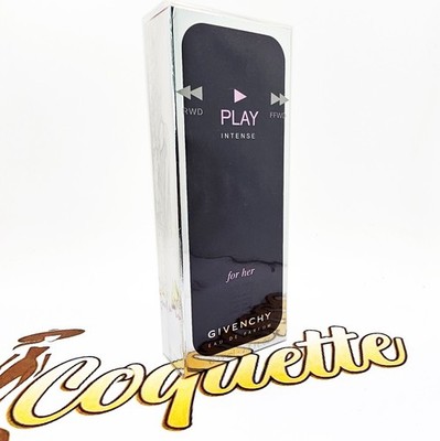 GIVENCHY Play Intense For Her Eau de Parfum 75 ml - 2.5 Fl.Oz. New Sealed RARE