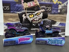 Monster Jam Zombie Dragon Galaxies Purple Loose Truck HTF 1/64 Diecast Walmart