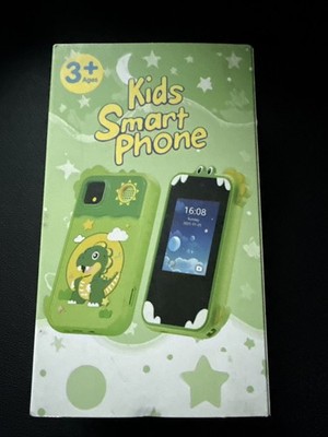 Kids Play Smart Phone, New Green With Dinosaur Age 3+