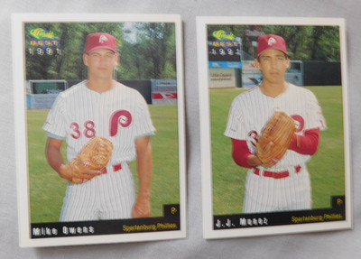 1991 Classic Best Spartanburg Phillies Baseball Card Pick one