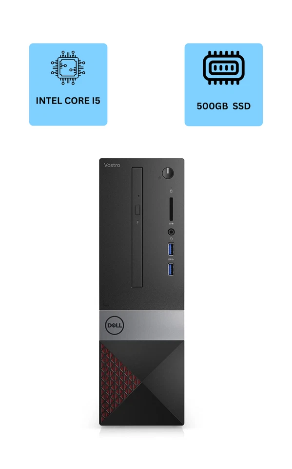 Dell Vostro 3470 i5-8400 2.80GHz 16GB 500GB SSD (Win. 11 Pro) - Image 2 of 4