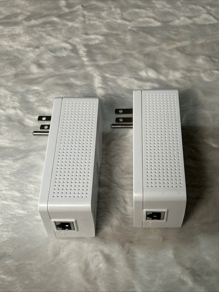 Adaptador de línea eléctrica puente PoE Zinwell G.hn PLS-8171 y par PLS-8141