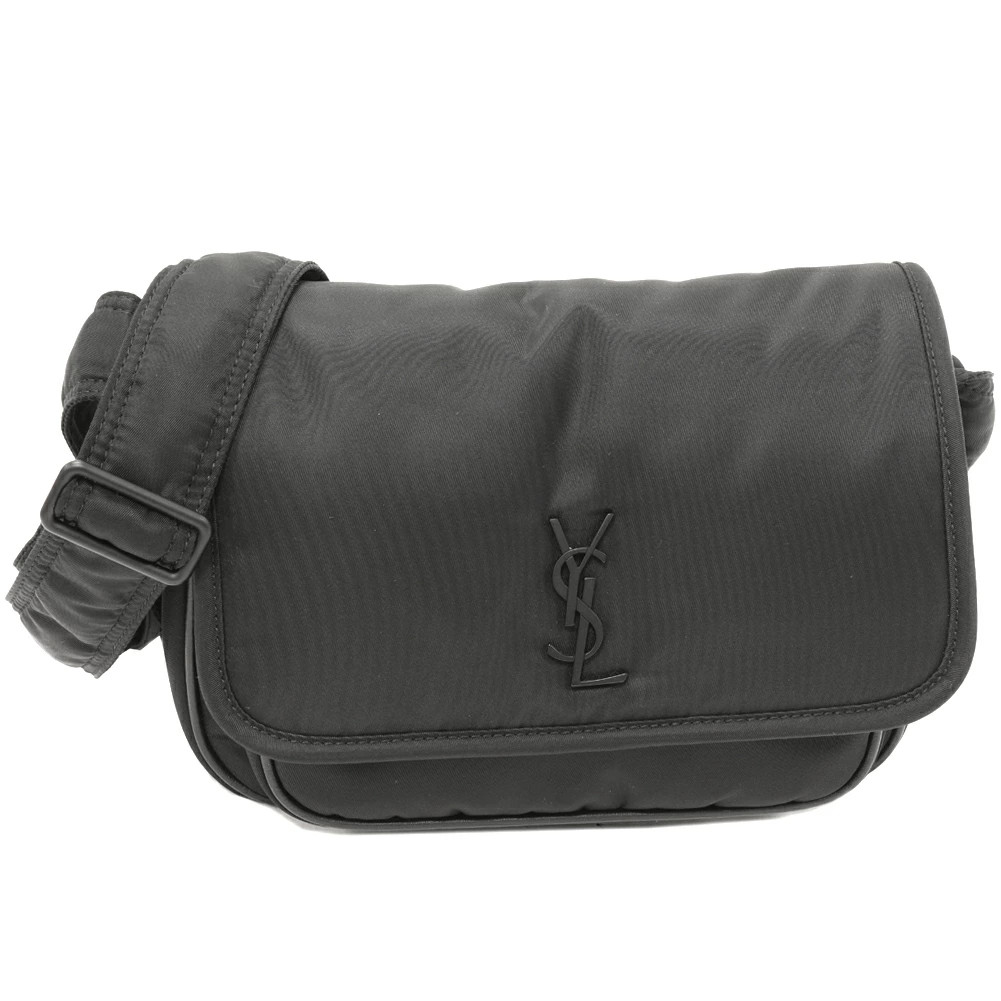 Saint Laurent Niki Small Messenger Shoulder Bag Polymiade Black 776611