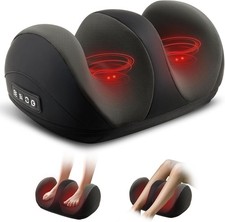 Foot Massager with Heat Shiatsu Kneading Calf Electric Roller Pain Relief AM