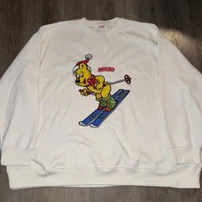 Haribo Sweatshirt Size 3XL Gummy Bear Holiday Skiing Bear New Ski Sweater Mens