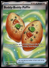 Buddy-Buddy Poffin 167/132 ME01: Mega Evolution Holo Pokemon Card NM