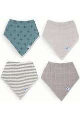 Little Unicorn Cotton Muslin Bibs 4 Pack New In Package