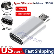 2026 NEW Type C Female to Micro USB Male Port Converter Charge Data Sync Adapter