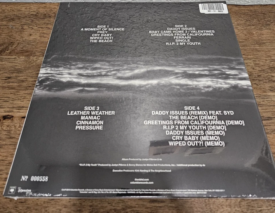 The Neighborhood Wiped Out!' 10th Anniversary 2xLP - Silver Marble Vinyl - Image 2 of 2