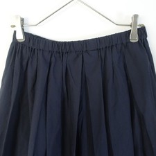  Mizuiro Ind  Cotton Tuck Gathered Long Flare Skirt