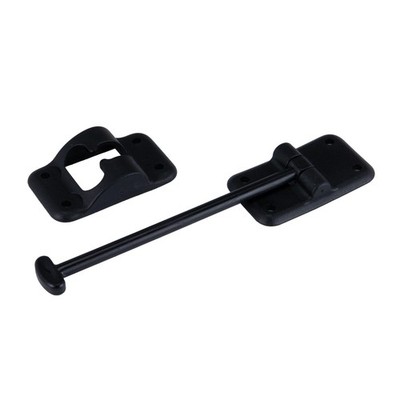 Global Link 6'' T-Style Door Holdback, Black