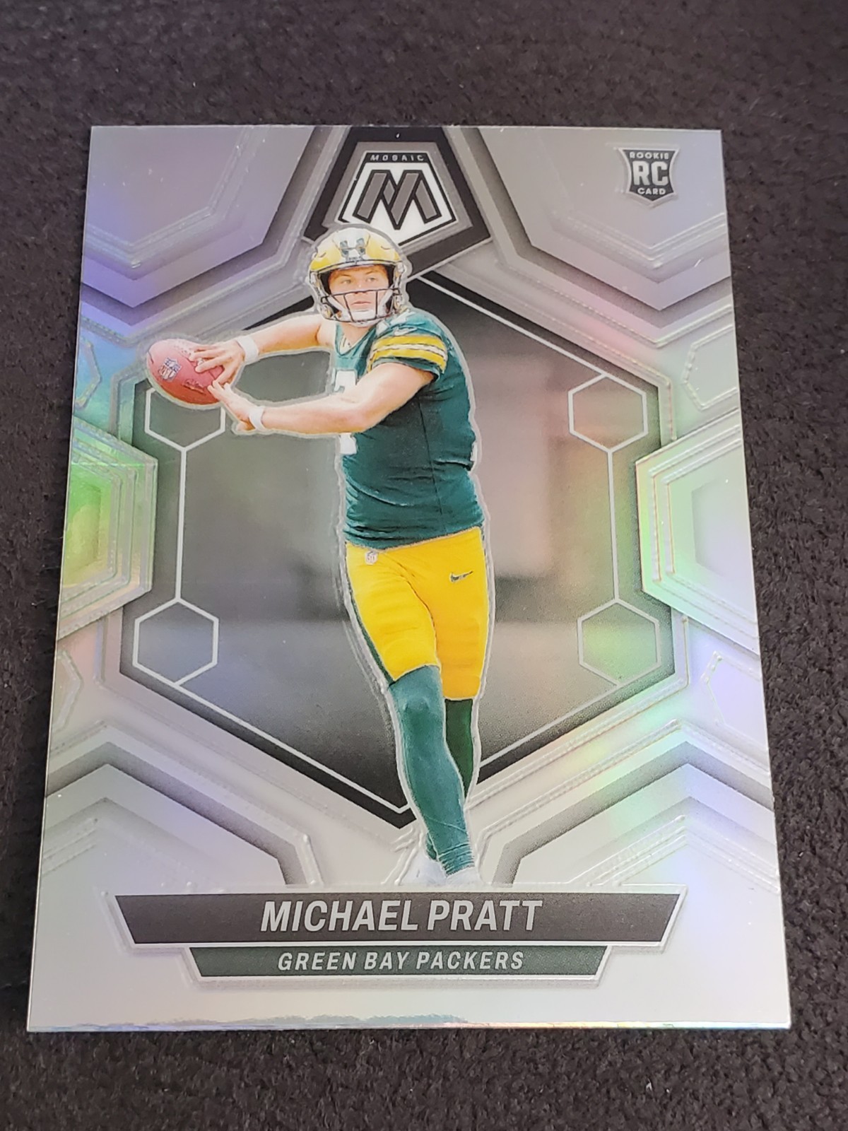 2024 Panini Mosaic #400 Michael Pratt Silver Rookie Packers