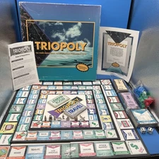 Vintage 1996 Triopoly The Three-Dimensional 100% Complete Inaugural Edition 3-D