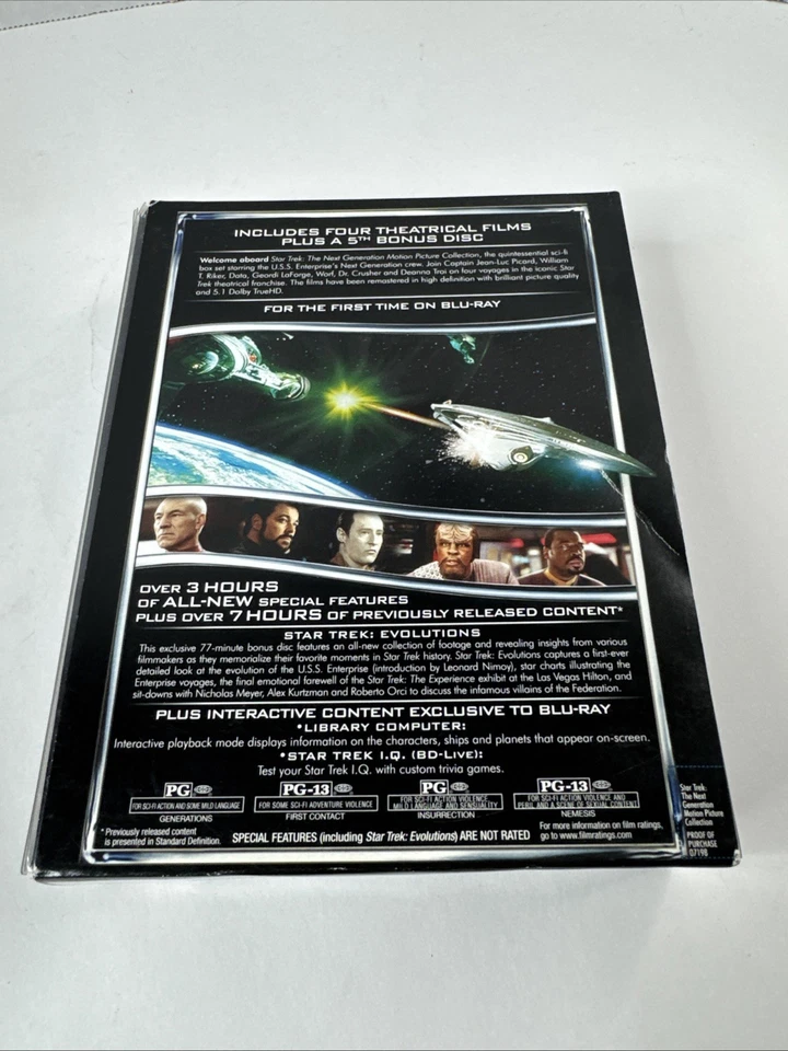 Star Trek: The Next Generation - Motion Picture Collection Blu-Ray Disc Set Foto 2 de 4