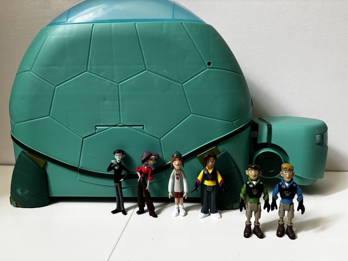 Wild Kratts Tortuga Playset HQ w/ Extra Figures Doors Working Rare