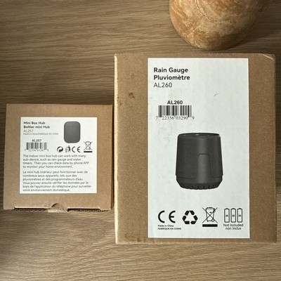 Electronic Rain Gauge AL260 + AL257 Mini Box Hub Smart WiFi Weather Sensor