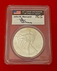 2013 SILVER EAGLE $1 PCGS MS69 JOHN MERCANTI SIGNED 0.999 Fine Silver - Toning