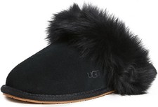 Ugg - Womens Scuff Sis Clog Slippers New In Box Authentic Suede Fluff Cozy Warm