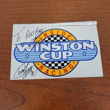 NASCAR #23 Chad Little w/ John Deere Racing Winston Cup Autograph Decal Sticker