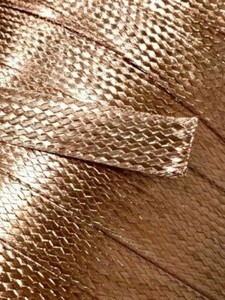 AC/DC Braided Ground Strap Grounding Bare Pure Copper Flat 200ft 5/8"