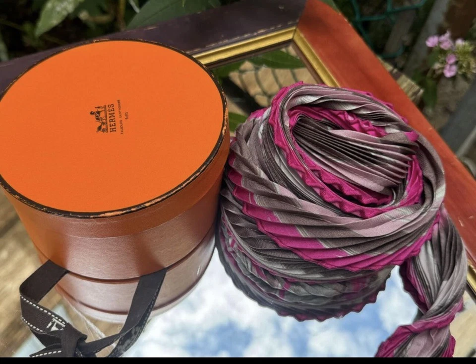 爱马仕手风琴围巾(巴黎买) — 第 4/4 张图片