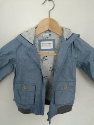 baby boy blue raincoat