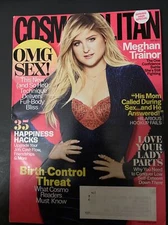 2017 MAY COSMOPOLITAN MAGAZINE - MEGHAN TRAINOR - FRONT COVER - 228 PAGES