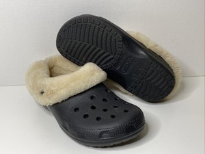 crocs espresso classic mammoth luxe lined clog shoes