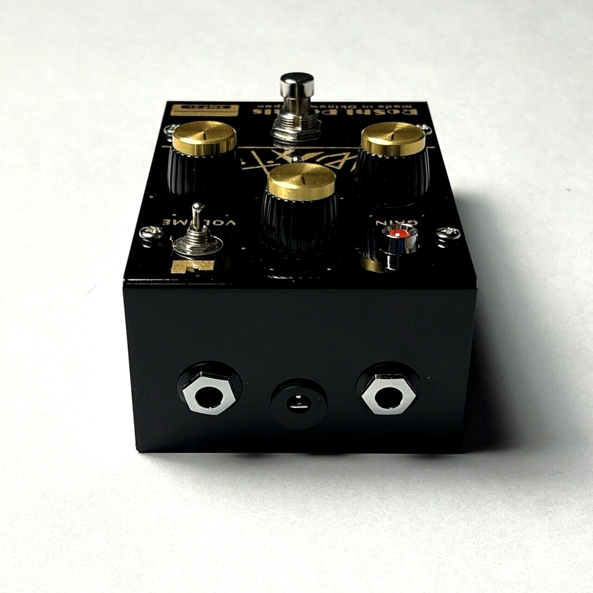 ギター RoShi Pedals Amp01 plexition RoShi Pedals Plexition AMP01 Black Limited Marshall type Guitar