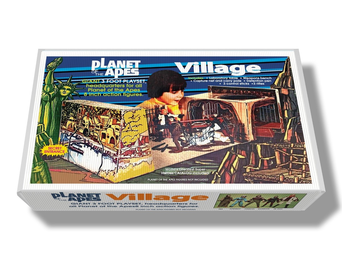 Mego Planet of the Apes Village Play Set Box | eBay