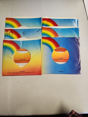 45 RPM 7'' RECORD SLEEVES CO. SLEEVE 6 PACK SEE PHOTOS - MCA (SLV54) 