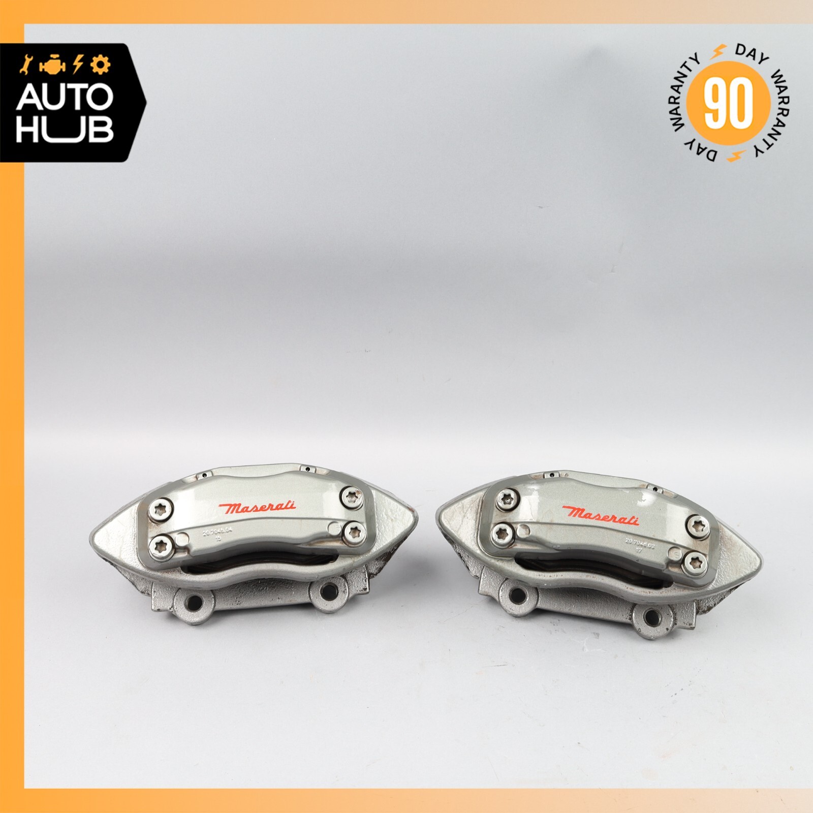 04-17 Maserati GranTurismo Front Left & Right Brake Caliper Calipers Set OEM 76k