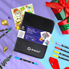 72 Colors Markers for Adult Coloring Books No Bleeding, Dual Tip Markers for ...