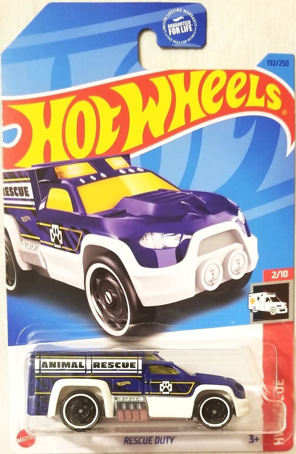 Hot Wheels - 2023 HW Rescue 2/10 Rescue Duty 192/250 (BBHKJ20)