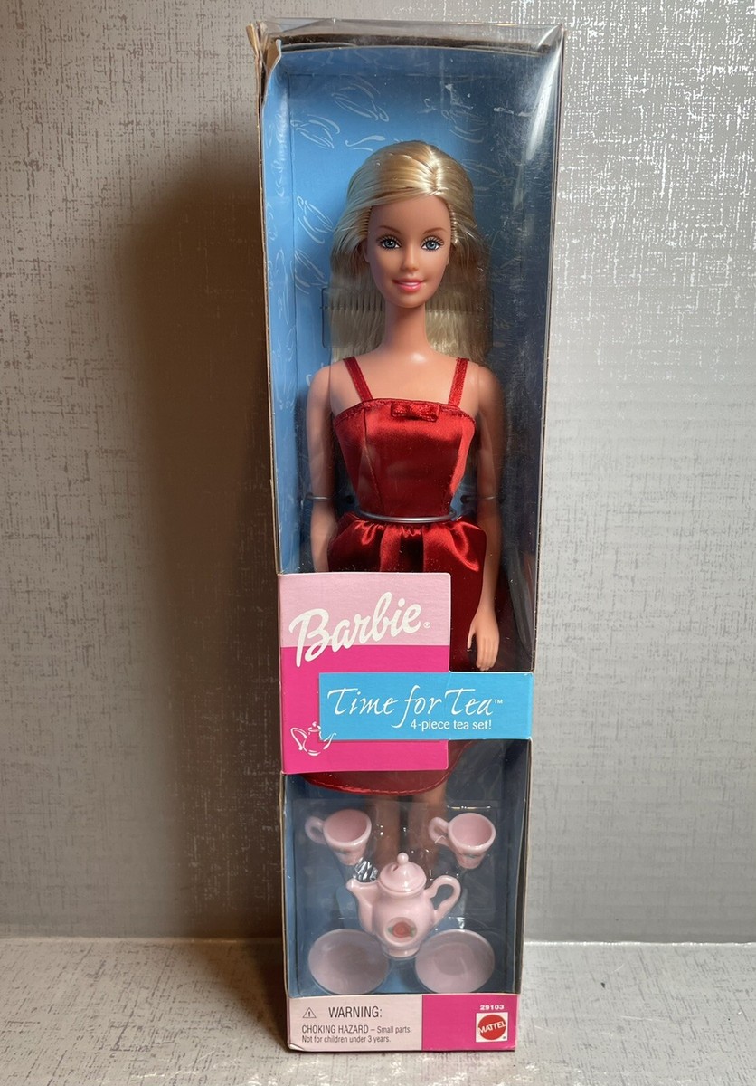 Barbie Time For Tea Includes Tea Set 29103 NRFB Vintage 2000 NEW