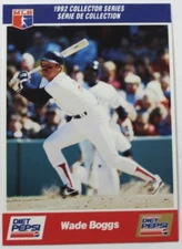 1992 Wade Boggs Diet Pepsi Collector's Series Card # 21 of 30